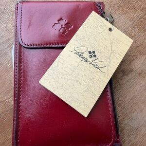 Patricia Nash Chiavella Ruby Red Leather Accessory